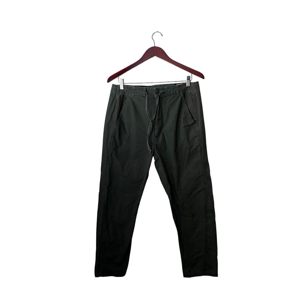 Vince Women’s Cotton Straight Leg Ankle Cargo Pant in Olive Green 28